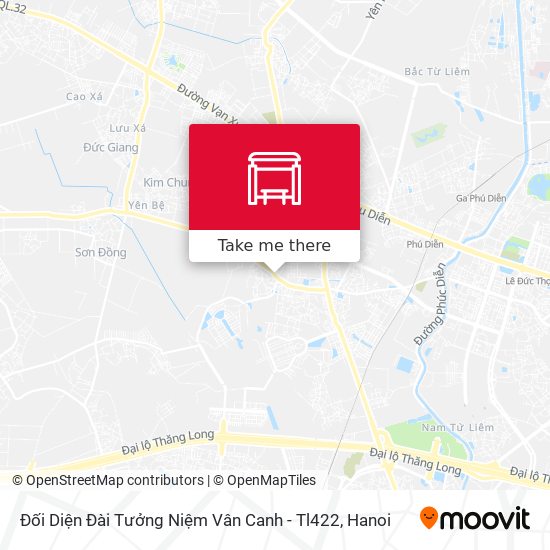 Đối Diện Đài Tưởng Niệm Vân Canh - Tl422 map