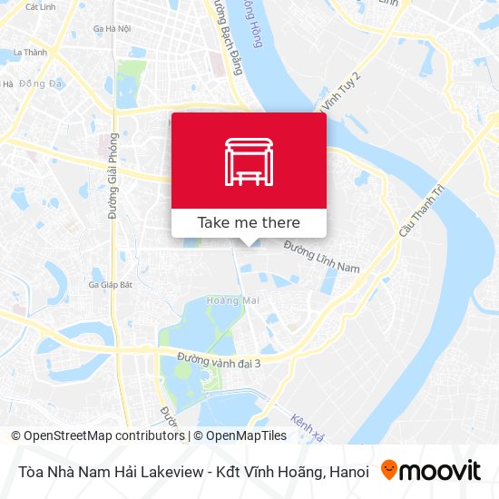 Tòa Nhà Nam Hải Lakeview - Kđt Vĩnh Hoãng map