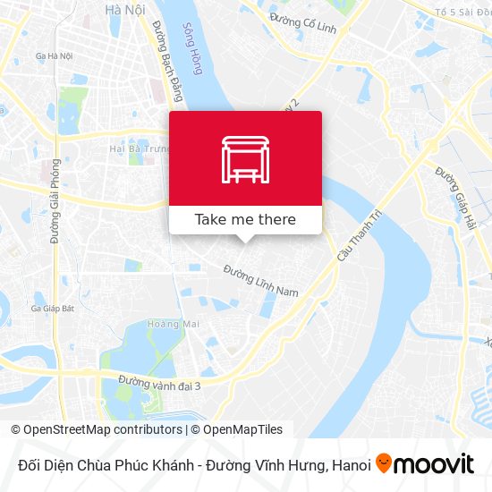 Đối Diện Chùa Phúc Khánh - Đường Vĩnh Hưng map