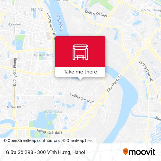 Giữa Số 298 -  300 Vĩnh Hưng map