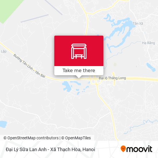 Đại Lý Sữa Lan Anh - Xã Thạch Hòa map