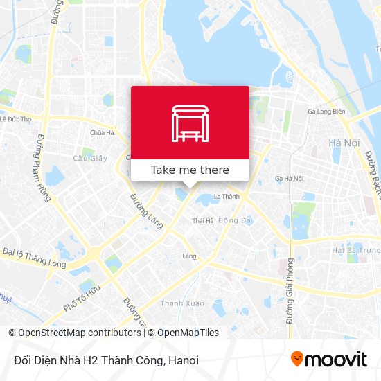 Đối Diện Nhà H2 Thành Công map