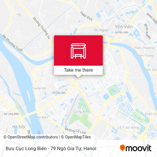 Bưu Cục Long Biên - 79 Ngô Gia Tự map