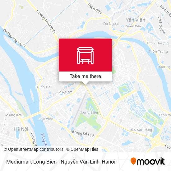 Mediamart Long Biên - Nguyễn Văn Linh map