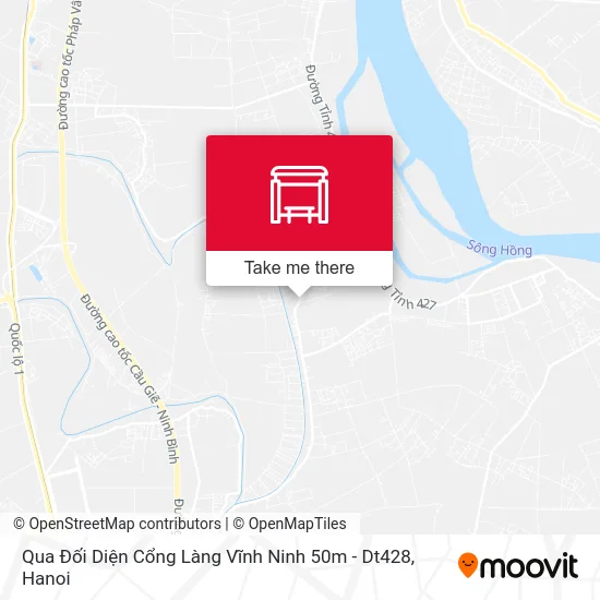 Qua Đối Diện Cổng Làng Vĩnh Ninh 50m - Dt428 map