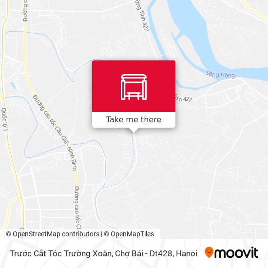 Trước Cắt Tóc Trường Xoăn, Chợ Bái - Dt428 map