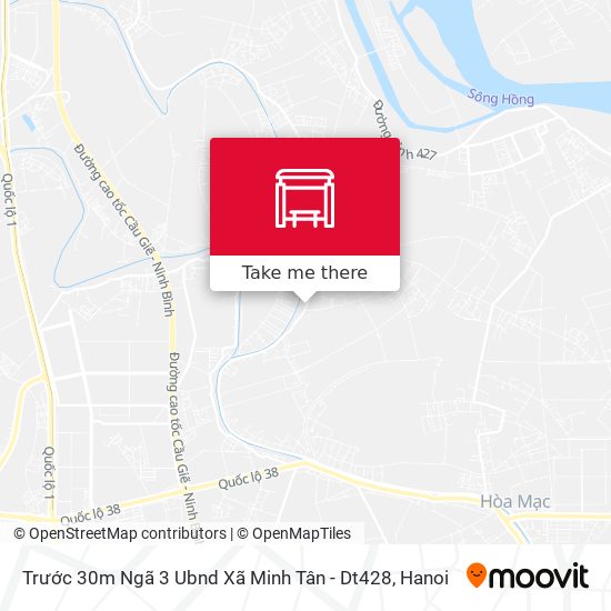 Trước 30m Ngã 3 Ubnd Xã Minh Tân - Dt428 map