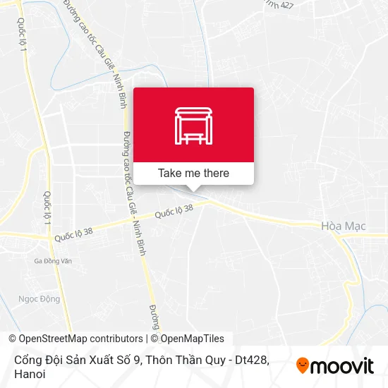 Cổng Đội Sản Xuất Số 9, Thôn Thần Quy - Dt428 map