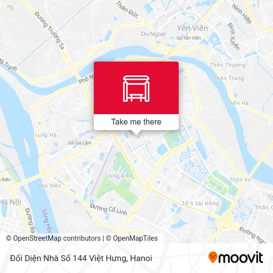 Đối Diện Nhà Số 144 Việt Hưng map