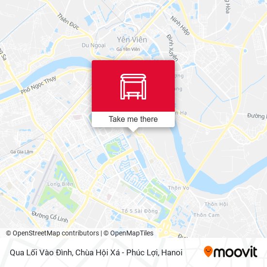 Qua Lối Vào Đình, Chùa Hội Xá - Phúc Lợi map