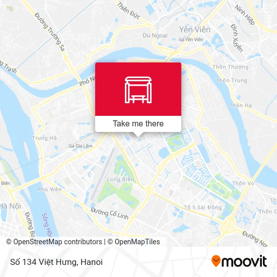 Số 134 Việt Hưng map