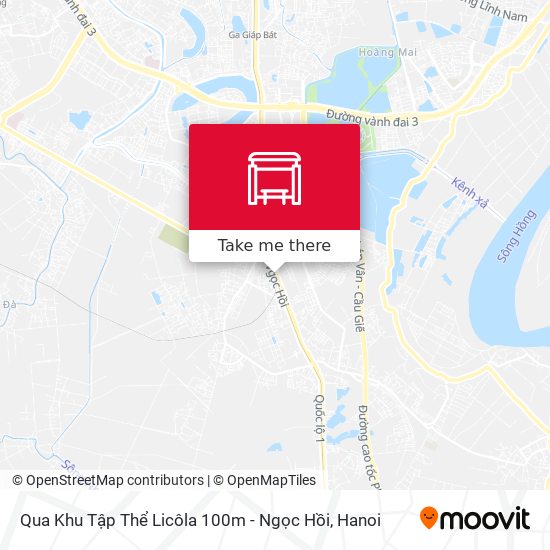 Qua Khu Tập Thể Licôla 100m - Ngọc Hồi map