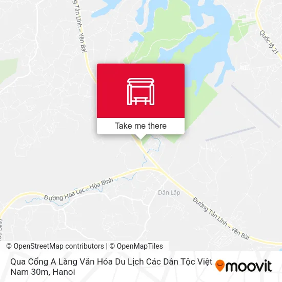 Qua Cổng A Làng Văn Hóa Du Lịch Các Dân Tộc Việt Nam 30m map