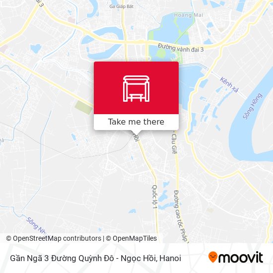 Gần Ngã 3 Đường Quỳnh Đô - Ngọc Hồi map