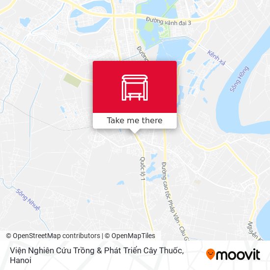 Viện Nghiên Cứu Trồng & Phát Triển Cây Thuốc map
