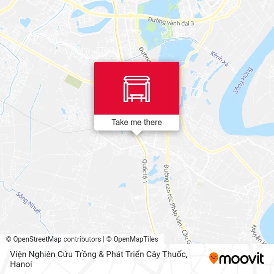Viện Nghiên Cứu Trồng & Phát Triển Cây Thuốc map