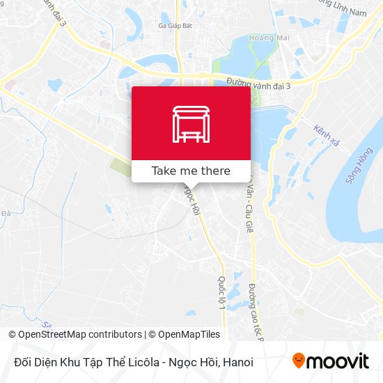 Đối Diện Khu Tập Thể Licôla - Ngọc Hồi map