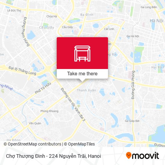 Chợ Thượng Đình - 224 Nguyễn Trãi map