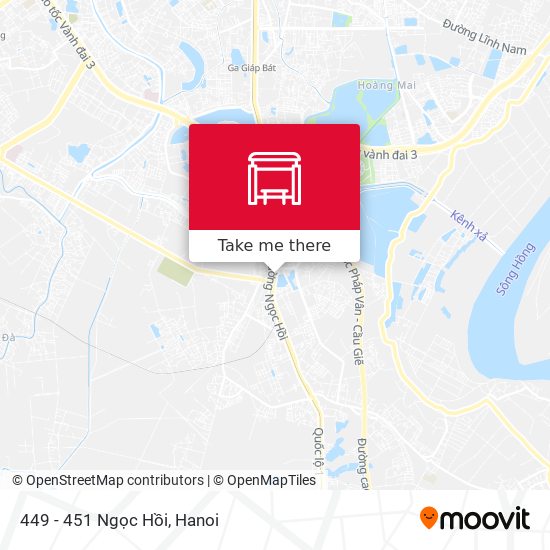 449 - 451 Ngọc Hồi map