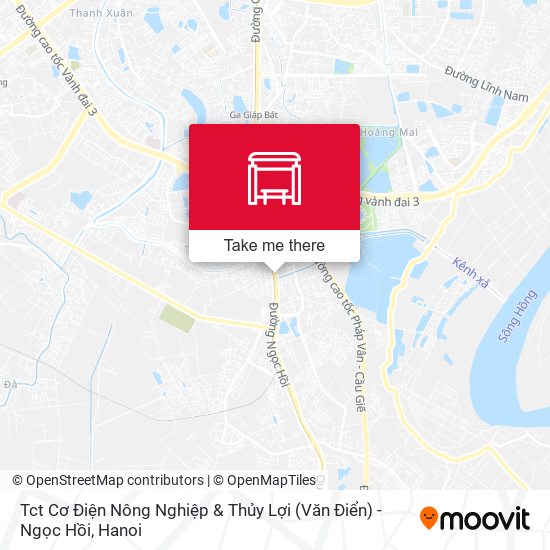 Tct Cơ Điện Nông Nghiệp & Thủy Lợi (Văn Điển) - Ngọc Hồi map