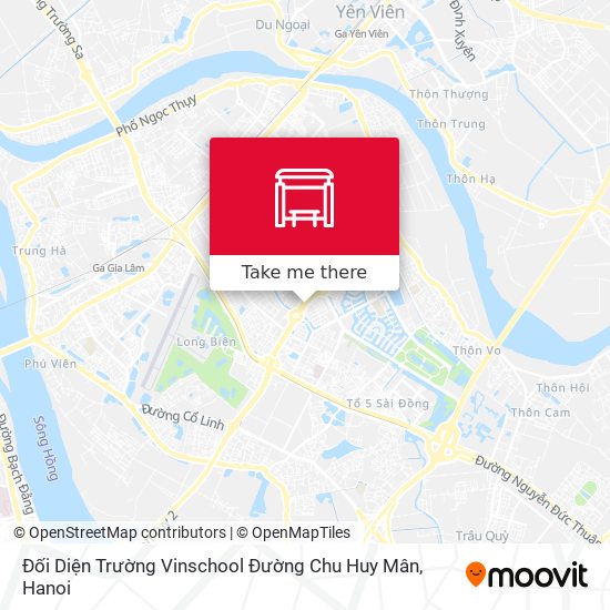 Đối Diện Trường Vinschool Đường Chu Huy Mân map