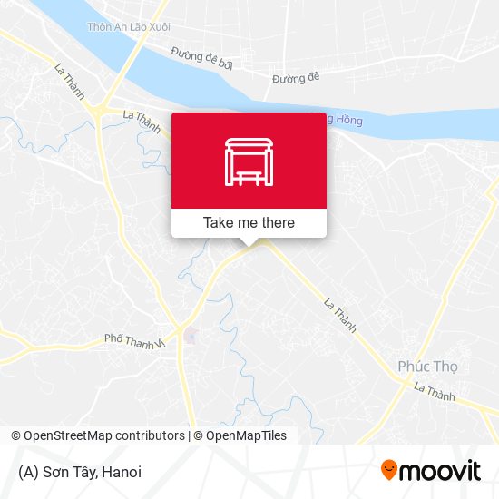 (A) Sơn Tây map
