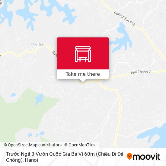 Trước Ngã 3 Vườn Quốc Gia Ba Vì 60m (Chiều Đi Đá Chông) map