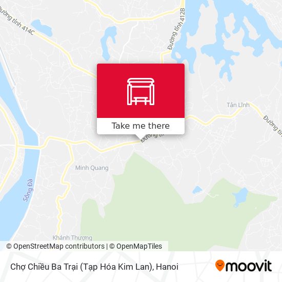 Chợ Chiều Ba Trại (Tạp Hóa Kim Lan) map