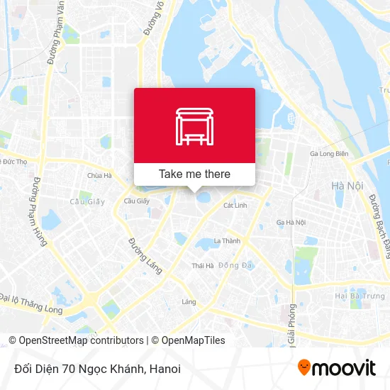 Đối Diện 70 Ngọc Khánh map