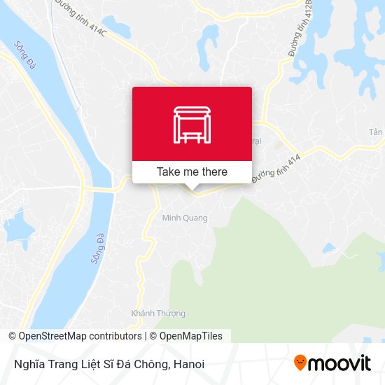 Nghĩa Trang Liệt Sĩ Đá Chông map