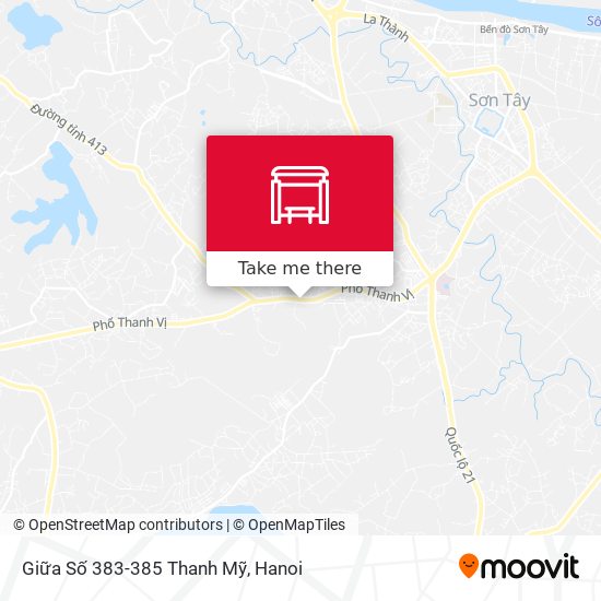 Giữa Số 383-385 Thanh Mỹ map