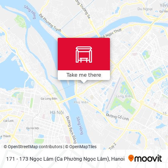 171 - 173 Ngọc Lâm (Ca Phường Ngọc Lâm) map