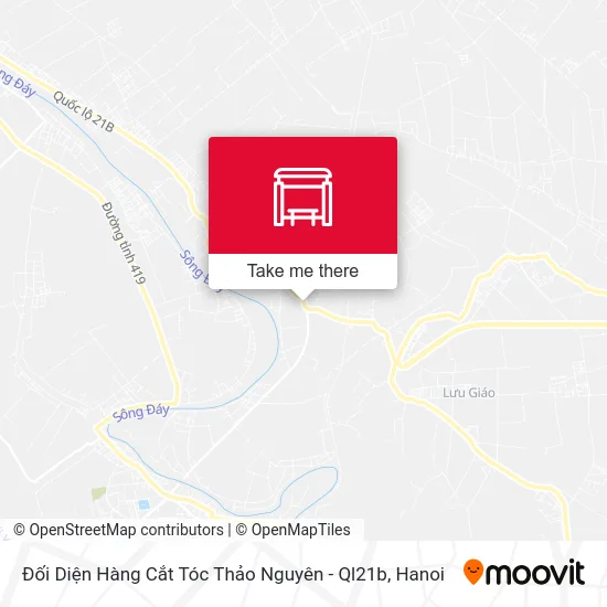 Đối Diện Hàng Cắt Tóc Thảo Nguyên - Ql21b map