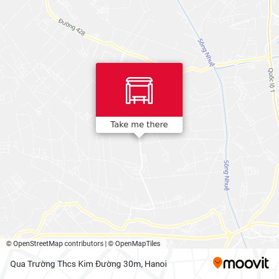 Qua Trường Thcs Kim Đường 30m map