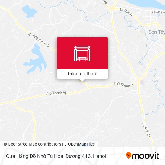 Cửa Hàng Đồ Khô Tú Hoa, Đường 413 map