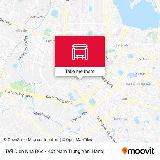 Đối Diện Nhà B6c - Kđt Nam Trung Yên map