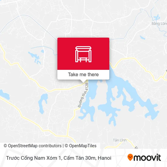 Trước Cổng Nam Xóm 1, Cẩm Tân 30m map