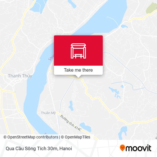 Qua Cầu Sông Tích 30m map