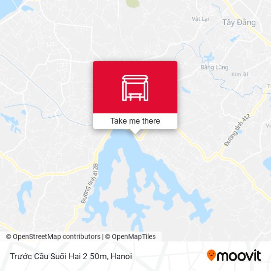 Trước Cầu Suối Hai 2 50m map
