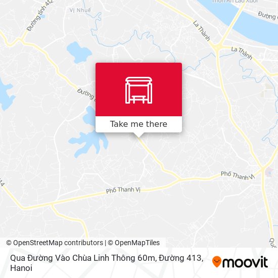 Qua Đường Vào Chùa Linh Thông 60m, Đường 413 map