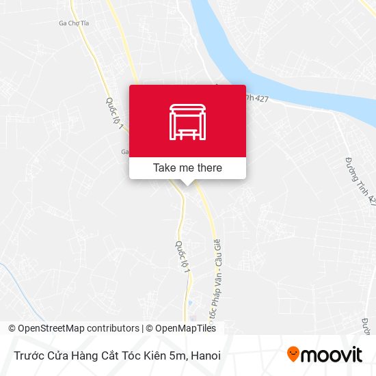 Trước Cửa Hàng Cắt Tóc Kiên 5m map