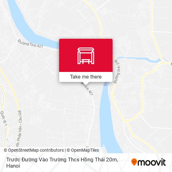 Trước Đường Vào Trường Thcs Hồng Thái 20m map