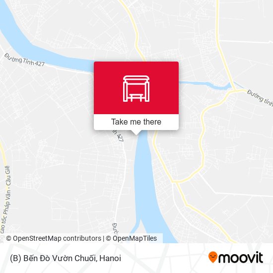 (B) Bến Đò Vườn Chuối map