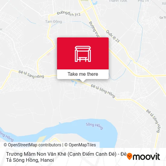Trường Mầm Non Văn Khê (Cạnh Điếm Canh Đê) - Đê Tả Sông Hồng map