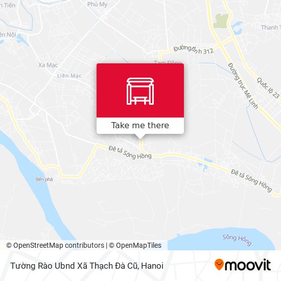 Tường Rào Ubnd Xã Thạch Đà Cũ map