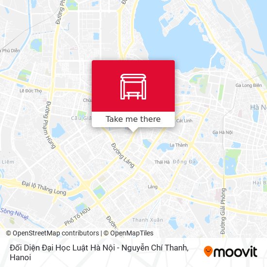 Đối Diện Đại Học Luật Hà Nội - Nguyễn Chí Thanh map