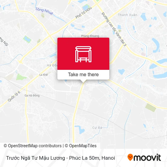 Trước Ngã Tư Mậu Lương - Phúc La 50m map