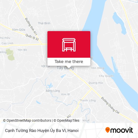Cạnh Tường Rào Huyện Ủy Ba Vì map