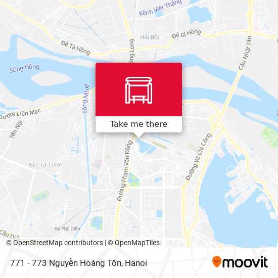 771 - 773 Nguyễn Hoàng Tôn map