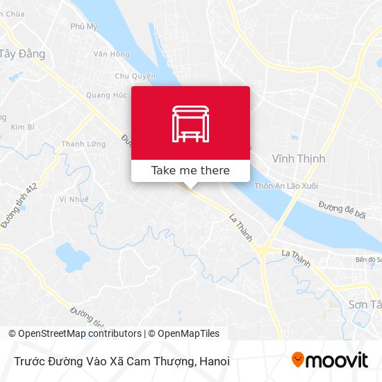 Trước Đường Vào Xã Cam Thượng map